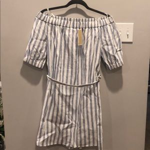 Michael Kors White and Blue Dress
